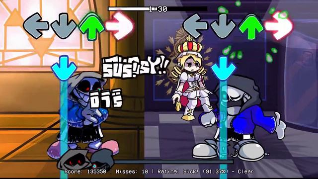 fnf boss rush dust sans vs dust sans (reactor remix cover) смотреть онлайн