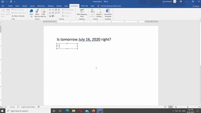 How To Add Option Buttons In Word