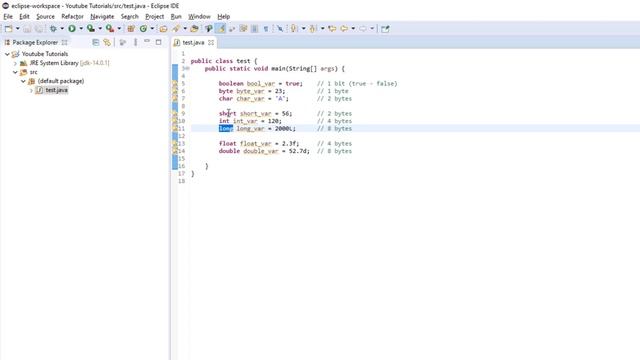 Java Tutorials - Part 04 - Primitive Data Types смотреть онлайн