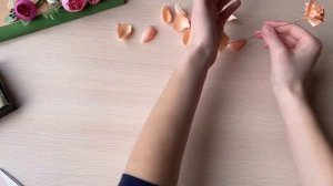 Цветы из фоамирана Украшения из фоамирана Пион из фоамирана Шпилька Diy Foam Flowers Craft Tutorial