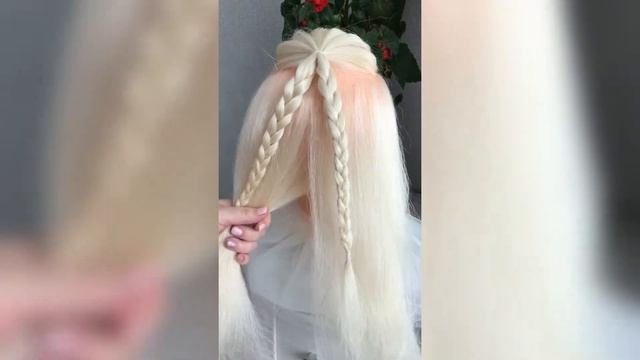 Быстрая прическа в школу. Прическа в детский садик смотреть онлайн