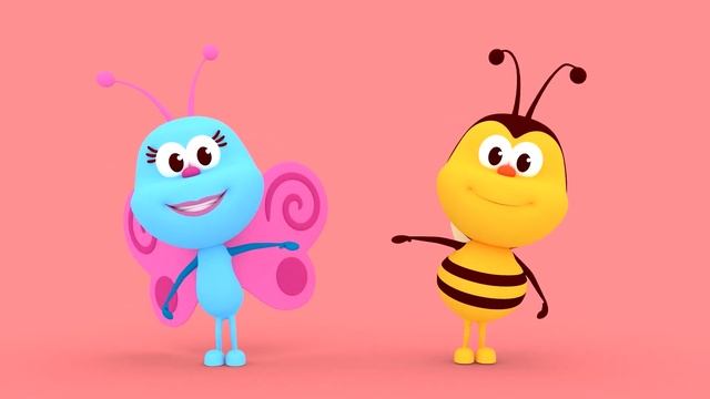 Бабочка летает | Любимые насекомые – Bichikids смотреть онлайн