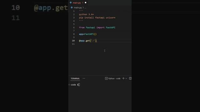 FastAPI in 30 seconds #python #programming #softwareengineer смотреть онлайн