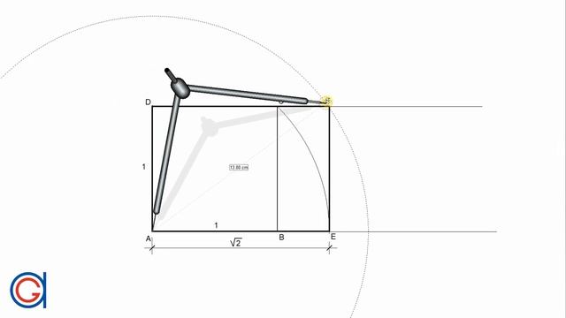 How to Draw any Root Rectangle ▭ √2 √3 √4 √5 Proportion смотреть онлайн