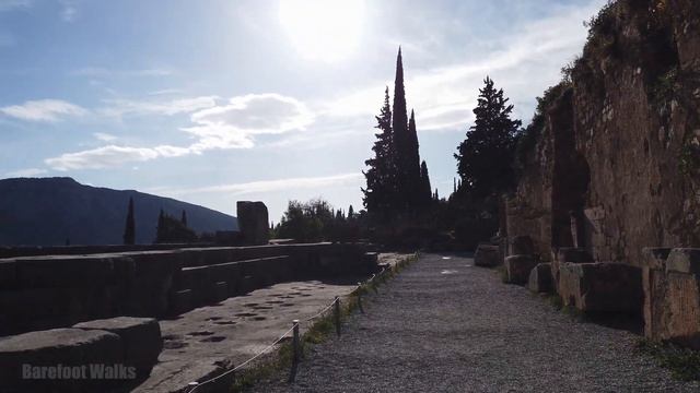The Oracle at Delphi | Ancient Ruins 4K Walking Tour | Greece ?? November 2022 | Barefoot Walks смотреть онлайн