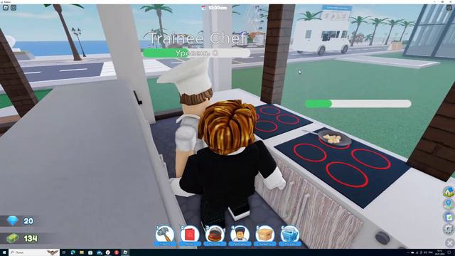 Создал свой ресторан и заработал первые деньги. Restaurant Tycoon 2 #1.