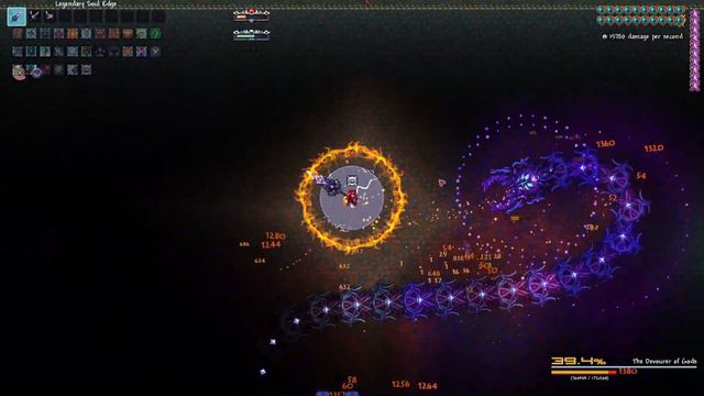 Devourer of Gods Infernum (Melee) Terraria Calamity Infernum mod смотреть онлайн