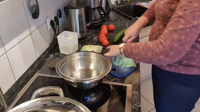 Скоро новый год/Заготовки/Новая сковорода #влог #жизньвгермании #моибудни #готовимдома