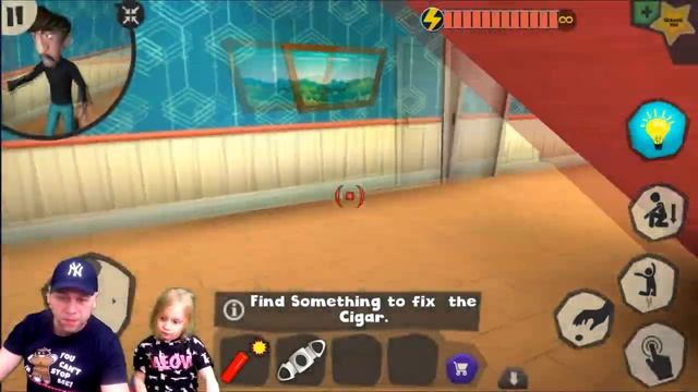 Прохождение Воришек: Scary Robber Home Clash - Cigar Level. Бомба в сигаре! смотреть онлайн