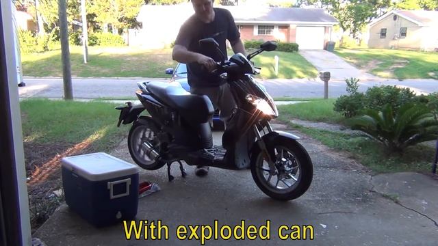 BROKEN EXHAUST COMPARE/REPAIR - Aprilia Sport City One 125 смотреть онлайн