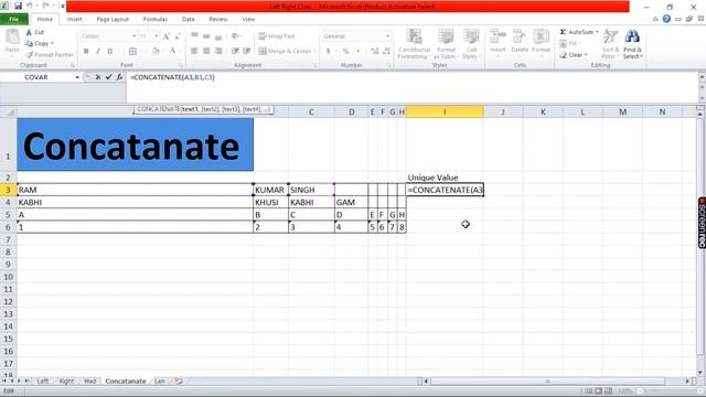 How do I combine right and Len in Excel? #excel Mid Formula @knowledgeration6688 смотреть онлайн