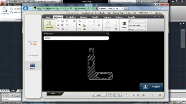 AutoCAD WS 2: Editor, Share, AutoCAD LT 2012 MF-Register "Online" смотреть онлайн