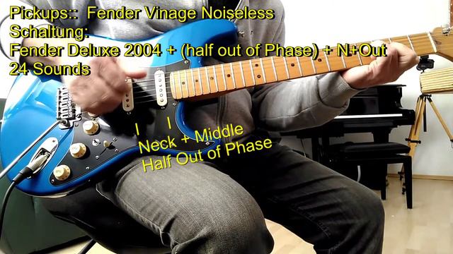 Fender Stratocaster 24 Sounds L.R.Baggs Piezo Tremolo, hoop смотреть онлайн
