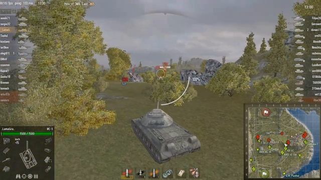 Белый прицел с полной информацией о противнике WoT 0.8.6