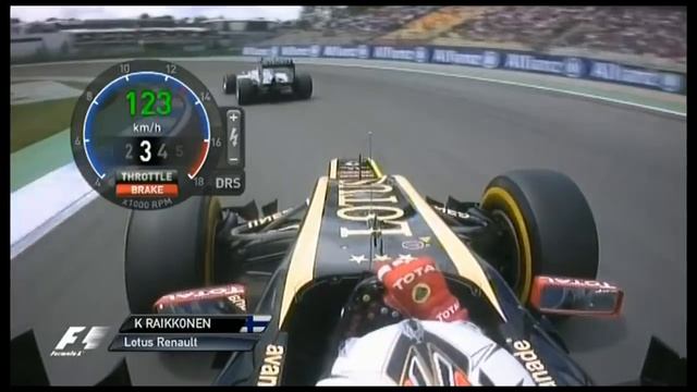 Kimi Raikkonen onboard Germany 2012 смотреть онлайн
