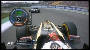 Kimi Raikkonen onboard Germany 2012