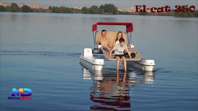 Катамаран El-cat 350 производства российской компании MARINEPRO смотреть онлайн