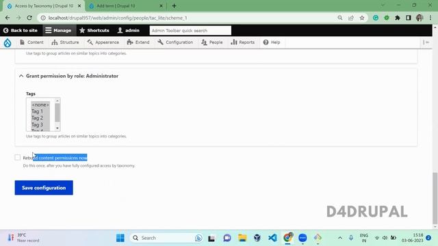 Handle node access with Taxonomy Access Control Lite (tac_lite) module in Drupal 9 | D4Drupal смотреть онлайн