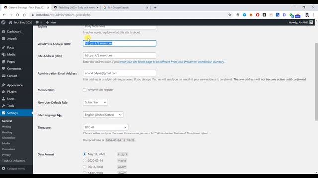 What Is General Setting In WordPress Explained | WordPress Tutorial For Beginners Part 17 смотреть онлайн