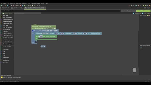 How to make a right click ability! Mcreator смотреть онлайн