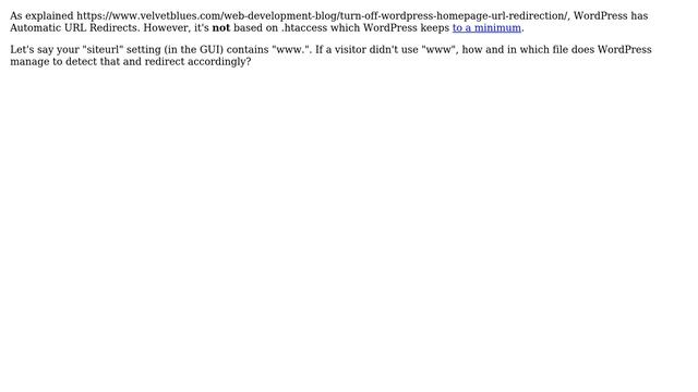 Wordpress: How does WordPress redirect without using .htaccess? смотреть онлайн