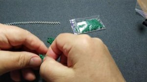 Самая быстрая, самая простая цепочка из бисера. The fastest, easiest bead chain