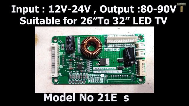 How To Use Invertor Board For LED TV & LCD TV