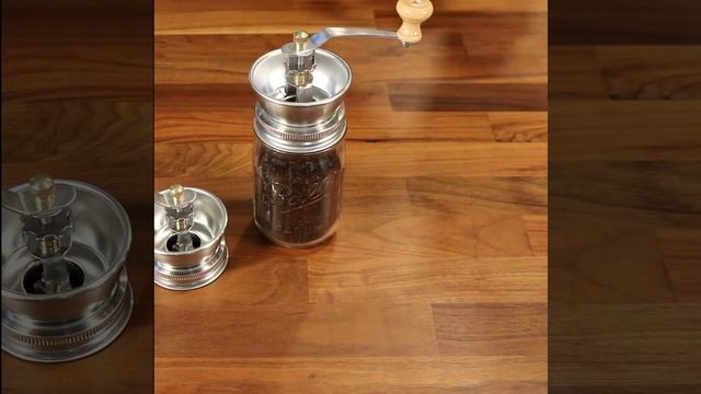 Mason Jar Lifestyle manual coffee and spice grinder (no power needed) смотреть онлайн