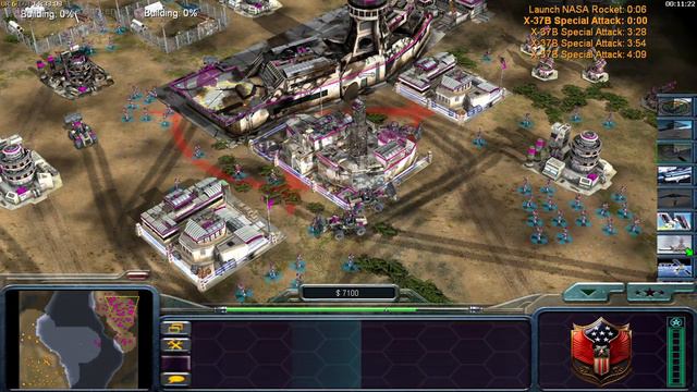 America Alliance + Super XB vs America Air Force (MOD REVOLUTION PROJECT) C&C Generals Zero Hour смотреть онлайн