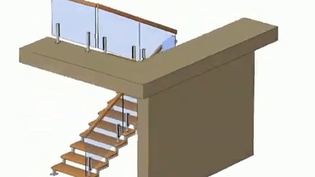 Лестница тип 3 с площадками и промежуточной ступенью смотреть онлайн