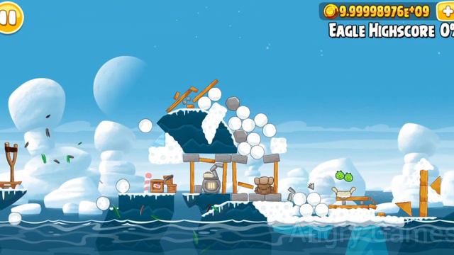 Angry Birds Seasons 4K Arctic Eggspedition Speedrun Mighty Eagle Any % смотреть онлайн