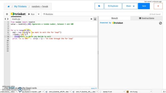 Python 9: import and break смотреть онлайн