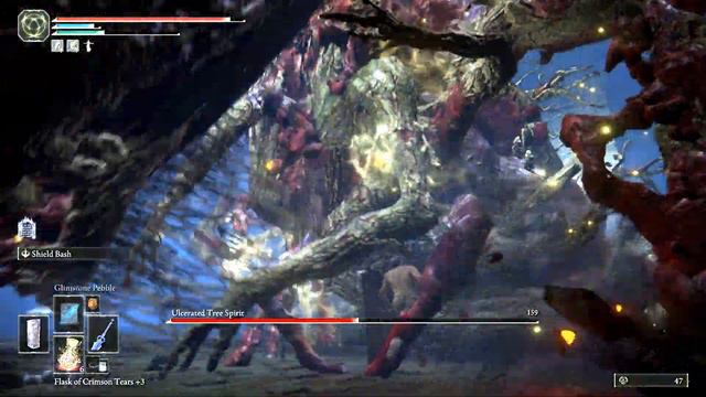 Elden ring - Ulcerated Tree Spirit Boss Fight (Fringefolk Hero's Grave) смотреть онлайн