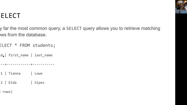 W4D1: Intro To SQL (2 of 2) смотреть онлайн