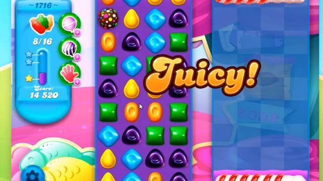 Candy Crush Soda Saga Level 1716 - No Boosters *** смотреть онлайн