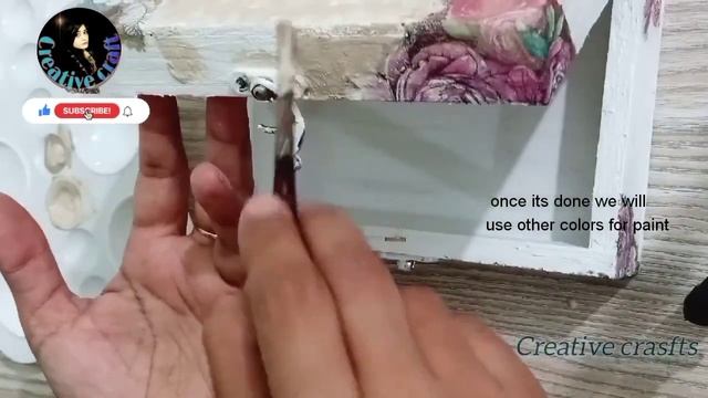 Decoupage On Wood /Diy Decoupage Tutorial / Decoupage Art Ideas /decoupage Tutorial Step By Step