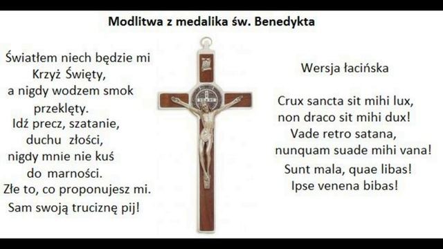 Modlitwa św. Benedykta 