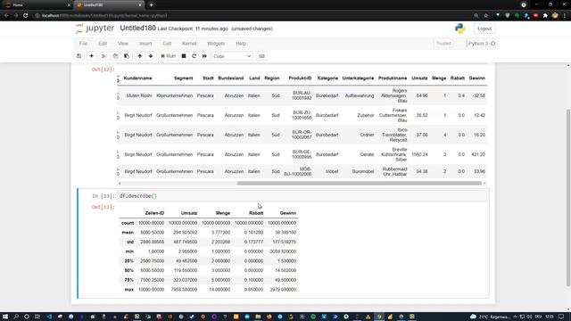 Python für Anfänger Excel bearbeiten und visualisieren смотреть онлайн