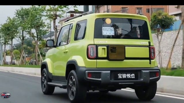 SAIC BAOJUN YEP 2024 EL MINI SUV RUDO Y ESTILO RETRO DE gm-saic смотреть онлайн