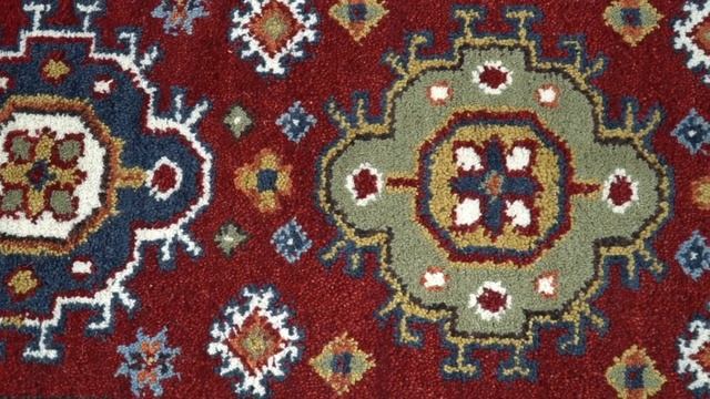 Hand Knotted traditional Kazak Runner Rust and Ivory Traditional Armenian Rug | KZA7 смотреть онлайн