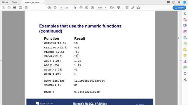 Lecture: Murach 3e Chapter 9 - Part 1 смотреть онлайн