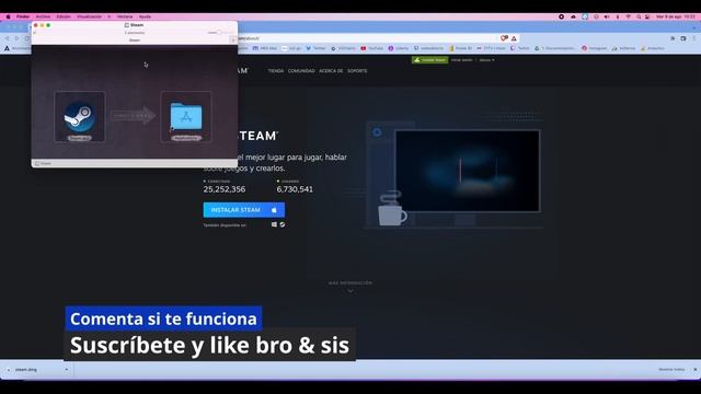 TUTORIAL INSTALAR STEAM EN MAC