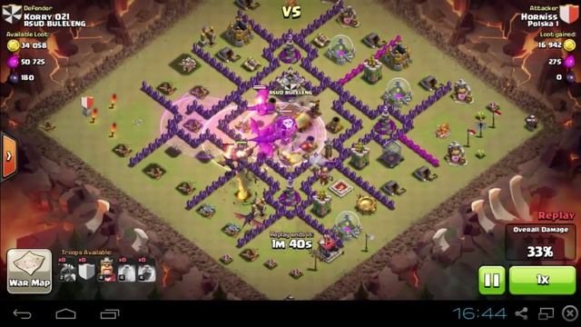Clash of Clans - TH 7 vs TH 8 Dragloon: 3-Star Clan Wars Attack смотреть онлайн
