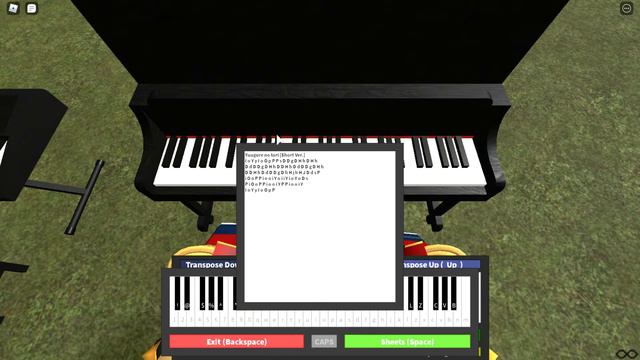 Shinsei Kamattechan - Yuugure no Tori [Roblox Piano Sheet] смотреть онлайн
