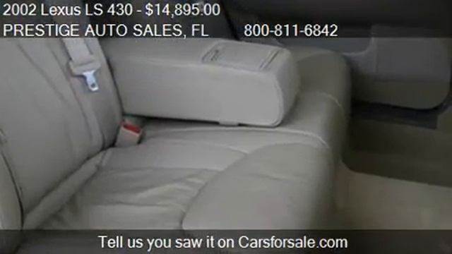 2002 Lexus LS 430 Base 4dr Sedan For Sale In Belleview And O