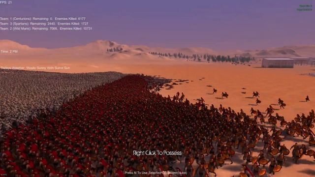 Romans Vs Wild Man Attacked by Spartans | Ultimate Epic Battle Simulator | Please like & Subscribe. смотреть онлайн