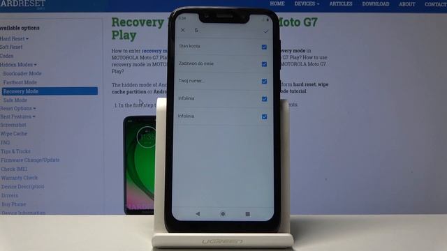 How to Transfer Contacts in Motorola Moto G7 Play - Import / Export Contacts смотреть онлайн