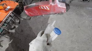 Замена масла на фрезе минитрактор Kubota BS-16