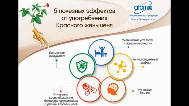 Красный женьшень компании АТОМИ смотреть онлайн