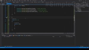 Наследование в C# и модификаторы доступа _ модификатор protected c# _ C# ООП _ # 74 (720p60fps)